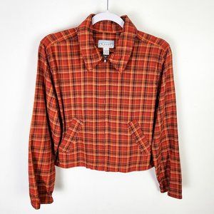 Women's Red Plaid Jacket
